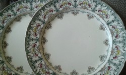 Antik fajansz Hüttl - Cauldon fajansz tányérok