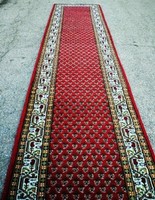 Sarough gyönyörű nagy méretű kézi csomózású futó szőnyeg 410cmx80cm 