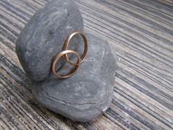 Arany karikagyűrűpár, karikagyűrű pár