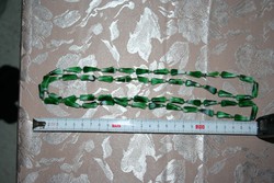 Smaragd zöld színű muránói üveg nyaklánc