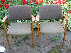 2 db retro kis fotel, karos szék egyben