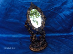 Asztali barokkos pipere tükör