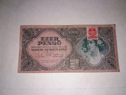 1000  Pengő 1945-ös  ,szépállapotú  bankjegy !