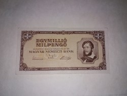 Egymillió Milpengő  1946-os ,   szépállapotú  bankjegy !