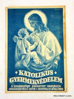 1936 április    /  Katolikus Gyermekvédelem  /  RÉGI EREDETI ÚJSÁG Szs.:  5704