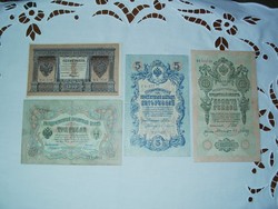 Cári orosz rubel 1898,1905,1909 szép állapot