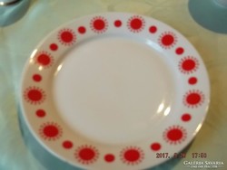 Retro tányér  süteményes  napocskás  19 cm