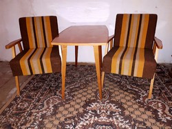 Retro Fotelek+Asztal