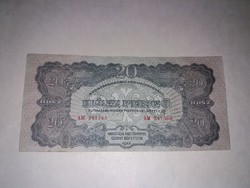 V-H 20 Pengő 1944-es, szép ropogós  bankjegy !! 