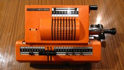 Régi, retro Calcorex 403 mechanikus szorzógép számológép