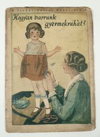 Gyermekruha varrás 1925-ben