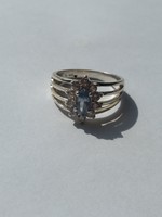 Jelzett köves .925 ezüst gyűrű