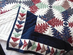 Gyönyörű hatalmas patchwork takaró 
