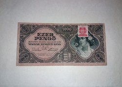 1000  Pengő 1945-ös  ,szép ropogós   bankjegy !