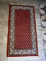 Indo-Mir boteh mintás szőnyeg. Csomószám/250000/m2 100% gyapjú.
