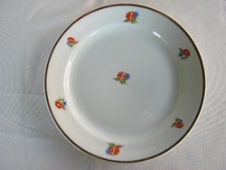 Zsolnay porcelán pipacsos lapos tányér