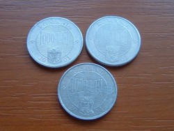ROMÁNIA 1000 LEI 2001,2002,2004 3 DB