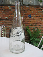 1 l-es a 70-es évekből Sárközi gyümölcs szörpös üveg
