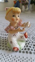 Porcelain little girl for sale! Porcelain sculpture for sale!