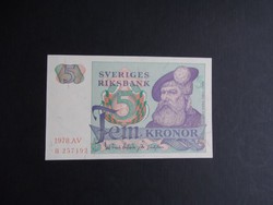 Svédország - 5 korona 1978