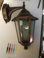 Bronz antikolású falikar-lámpa