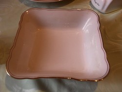 Aranycsíkos tányér  káposztás tál  19 cm 