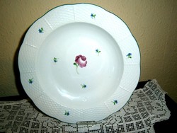 Herendi Bécsi rózsás porcelán tányér 24  cm