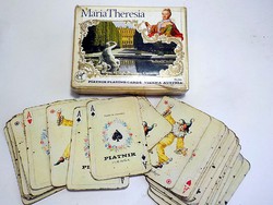 Mária Theresia Piatnik Viena 110 lapos kártya pakli 