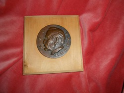 Kós Károly akasztható  bronz plakett