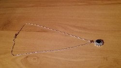  Ezüst női nyaklánc ,45 cm-es gyönyörű medállal!!!l jelzett ,925 ! Ajándéknak is !