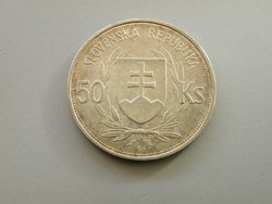 AT 024 - 1944 Ezüst 50 korona Szlovákia 