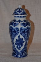 Wallendorf Echt kobalt fedeles váza