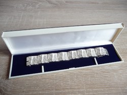 Modernista finn ezüst karkötő