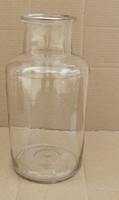 Antik 5 literes fújt befőttes üveg 