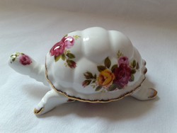 Porcelán "Cottage Rose" teknős
