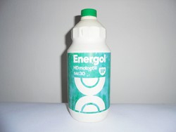 Retro ENERGOL motor oli motorolaj olaj műanyag flakon - 1982-es
