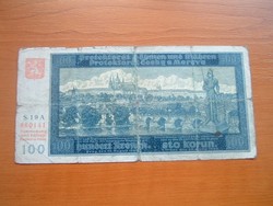 CSEH-MORVA 100 KORONA 1940