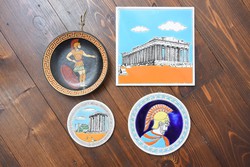 Fali görögök, görögországi suvenír kerámia és porcelán kép csomag
