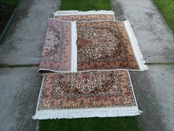 2 db indiai Kashmir selyem szőnyeg