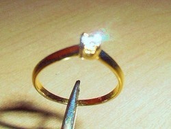 Mest. Gyémánt köves Arany GF. Gyűrű 7-es