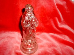 Üvegből Mária szobor