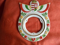 Magyar címeres porcelán óra számlap