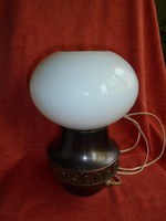 Industrial art table lamp