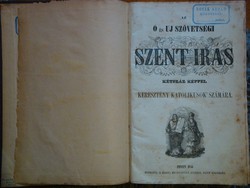 Biblia, magyar nyelvű, illusztált , 1851 - ből (Szentírás)