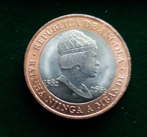 Angola, gyönyörű bimetál 20 kwanzas 2011, unc.