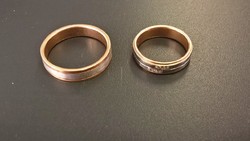 Ezüst karikagyűrű párban 2