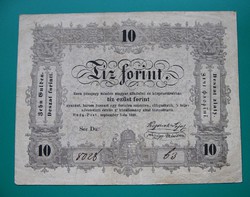 Kossuth 10 Forint pénzjegy, 1848. - Kossuth-bankó