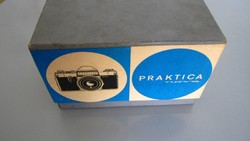 Régi Praktica Nova fényképezőgép eredeti doboza, doboz