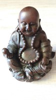 Ülő buddha szobor 17cm  