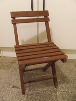 Régi összecsukható kis szék,gyerek szék